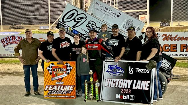 Craig Mintz Takes All Star Circuit Of Champions Photo Finish At Attica