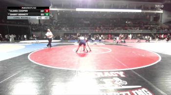 155 lbs Cons. Round 2 - Alaina Cooper, Lincoln (Stockton) vs Danny Bennett, River City