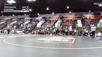 106 lbs Quarterfinals (8 Team) - Owen Moreland, Three Rivers vs Collin Earls, Freeland