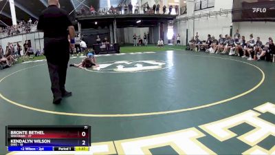 71 lbs Round 2 (6 Team) - Bronte Bethel, Wisconsin vs Kendalyn Wilson, Ohio