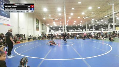 138 lbs Rr Rnd 2 - Kaitlyn Young, Journeymen Wrestling - Girls vs Emma Arnold, Kraken Blue - Girls