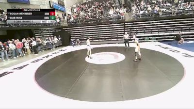6A 113 lbs Cons. Round 1 - Logan Heninger, Herriman vs Luis Ruiz, Corner Canyon
