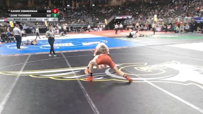 Cons. Round 2 - Zane Thomsen, Hastings vs Xavier Zimmerman, Mount Michael Benedictine