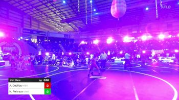 130 lbs 2nd Place - Anselmo Deollos, Nebraska Elite vs Nolan Pehrson, Unattached