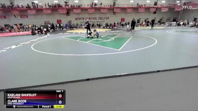 117 A 3rd Place Match - Clare Booe, King University vs Kaelani Shufeldt, UNATTACHED