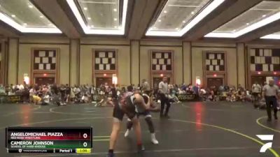 195 lbs Round 1 - Angelomichael Piazza, Red Nose Wrestling vs Cameron Johnson, School Of Hard Knocks