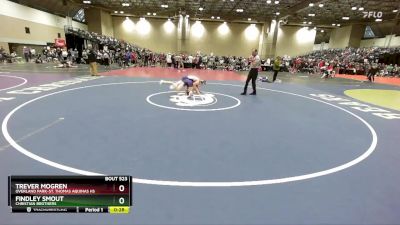 150 lbs Cons. Round 1 - Findley Smout, Christian Brothers vs Trever Mogren, Overland Park-St. Thomas Aquinas HS