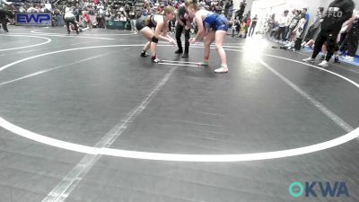 126/138 lbs Rr Rnd 2 - Madalee Arnold (126), Harrah Little League Wrestling vs Olivia Cherry, Shelton Wrestling Academy