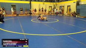 124 lbs Round 2 - Crystal Loera, Dodge City Training Center vs Stella Segura, Raider Wrestling Club