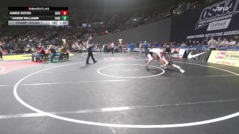 2A/1A Boys 120 Champ. Round 1 - Kaden Williams, Camas Valley Boys vs James Royes, Enterprise Boys