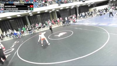 106 lbs Champ. Round 2 - Stone McKone, Buffalo Grove vs Hayden Hazel, Unattached