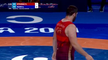 130 kg Quarterfinal - Nikolaos Ntounias, GRE vs Adolf Bazso, HUN
