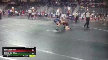 100 lbs Quarterfinal - Devyn Geyer, Team Kansas vs Zurri Zamora, Team Texas