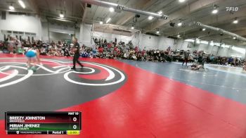 125 lbs Champ. Round 1 - Breezy Johnston, Broomfield vs Miriam Jimenez, Moffat County