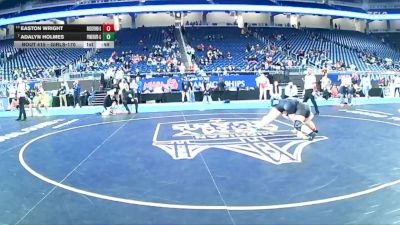 Girls-170 lbs 3rd Place Match - Adalyn Holmes, LeRoy Pine River (Girls) vs Easton Wright, Rockford (Girls)