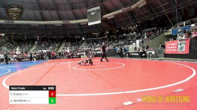 47 lbs Semifinal - Tyanna Evans, Orchard South WC vs Jayzie Whitford, Westlake