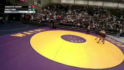 6A 135 lbs Semifinal - Hailey Tibbs, Herriman vs Charlotte Osborn, Weber