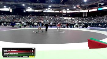 126 lbs Prelim - Cooper Lehosit, Emmett vs Carter Kimball, Grace