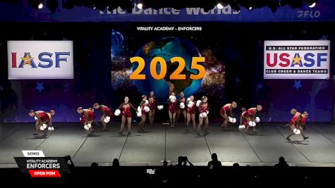 Vitality Academy - Enforcers [2025 Open Pom Semis] 2025 The Dance Worlds