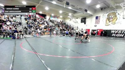 157 lbs Champ. Round 2 - Sergio Gomez, St. John Bosco vs Saif Abdulkadhim, Western