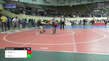 96 lbs Round Of 16 - Kendalynn Wilde, Perry Wrestling Academy vs Yuna Yang, Jay