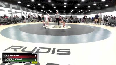 60 lbs 2nd Wrestleback (8 Team) - Jackson Claycomb, Team Alien vs Cruz Astorino, Dynasty