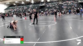 106 lbs Cons. Round 4 - Daniel Jordan, Bennett Wrestling Club vs Trevor Kahny, Norfolk Jr Wrestling