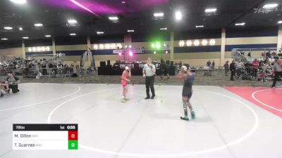 78 lbs Quarterfinal - Michael Dillon, Red Wave WC vs Tristan Guarnes, Mat Demon WC