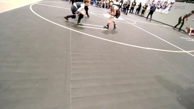 49 lbs Quarterfinal - Lane Hughes, Perry Wrestling Academy vs Samuel Murray, Marlow Outlaws