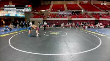 130 lbs Round 5 - 1st, 3rd, 5th, And 7th - Emma Cabrera, Conroe Woodlands College Park vs Leslie Flores, Dripping Springs