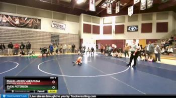 43 lbs 3rd Place Match - Malik-James Vakapuna, Northside Wrestling Club vs Sven Petersen, JWC
