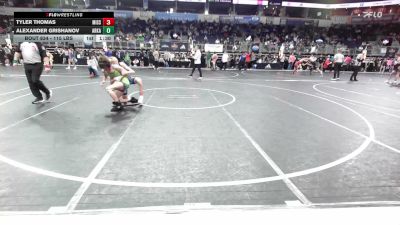 115 lbs Consi Of 16 #1 - Tyler Thomas, Missi WC vs Alexander Grishanov, Arkansas Elite