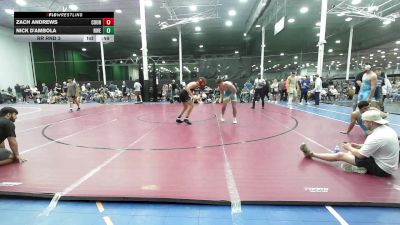 174 lbs Rr Rnd 3 - Zach Andrews, Council Rock South - HSAm vs Nick D'Ambola, River Valley Rebels - HSAm