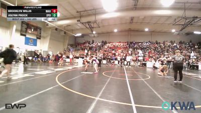 145 lbs Rr Rnd 3 - Brooklyn Willis, Wagoner Takedown Club vs Jolynn Prock, Sperry Wrestling Club