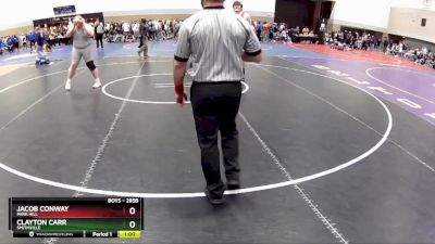 285B Cons. Round 1 - Clayton Carr, Smithville vs Jacob Conway, Park Hill