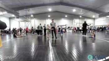52 lbs Consolation - Lincoln Spain, Raw Wrestling Club vs Daxton Wise, Tecumseh Youth Wrestling