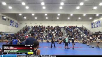 82 lbs 3rd Place Match - Adam Mora, Rough House Wrestling vs Antonio Montes, Rough House Wrestling