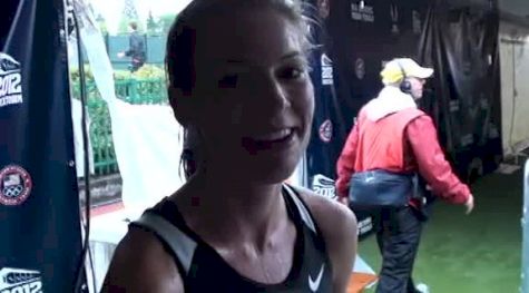 Shalaya Kipp after steeple semi at 2012 US Olympic Trials