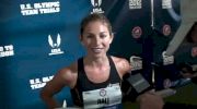 Sarah Hall after steeple semi at 2012 US Olympic Trials