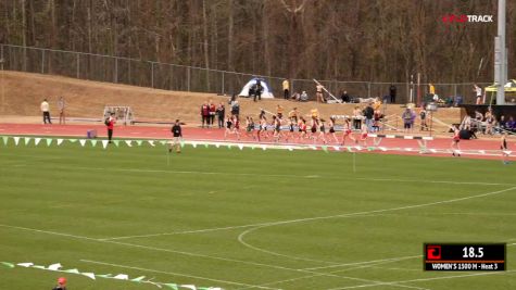 Women's 1500m, Heat 3