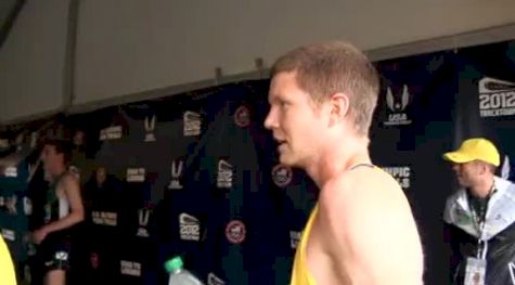 Trevor Dunbar feels he belongs in 5k final at 2012 US Olympic Trials