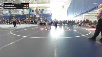 115 lbs Cons. Round 3 - Maddy Blow, Washburn Rural vs Myrta Sanchez, Derby