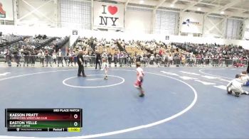 47 lbs 3rd Place Match - Kaeson Pratt, Journeymen Wrestling Club vs Easton Yelle, Club Not Listed