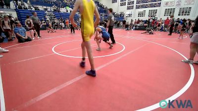 106 lbs Quarterfinal - Karson Wilson, Little Axe Takedown Club vs Gage Robinson, Tecumseh Youth Wrestling