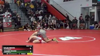 126 lbs Semifinal - Kyler Provin, Williamsburg vs Tanner Wilson, Independence