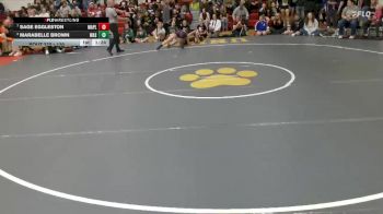 130 lbs Quarterfinal - Sage Eggleston, Maple Mountain vs Marabelle Brown, Wasatch