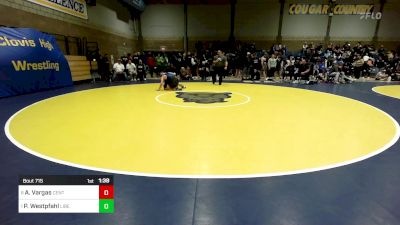 178 lbs Quarterfinal - Anthony Vargas, Central vs Peyton Westpfahl, Liberty (MO)