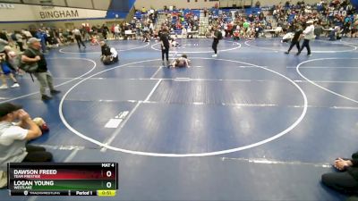 50 lbs Cons. Round 3 - Logan Young, Westlake vs Dawson Freed, Team Prestige