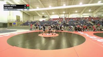 100 lbs Quarterfinal - Jade Harris, Payson vs Gihanna Nikepwi, Layton