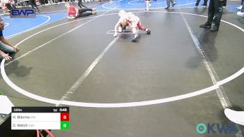 52 lbs Round Of 16 - Hendrix Blevins, Vinita Kids Wrestling vs Danger Welch, Claremore Wrestling Club